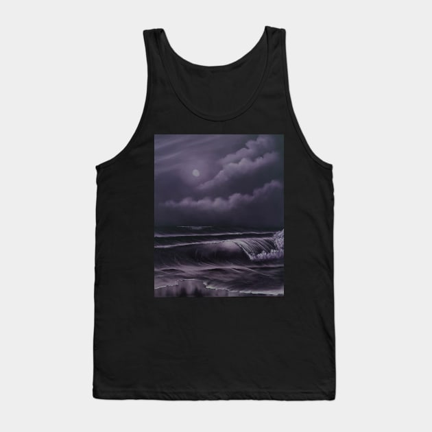 Violet Seascape Tank Top by J&S mason